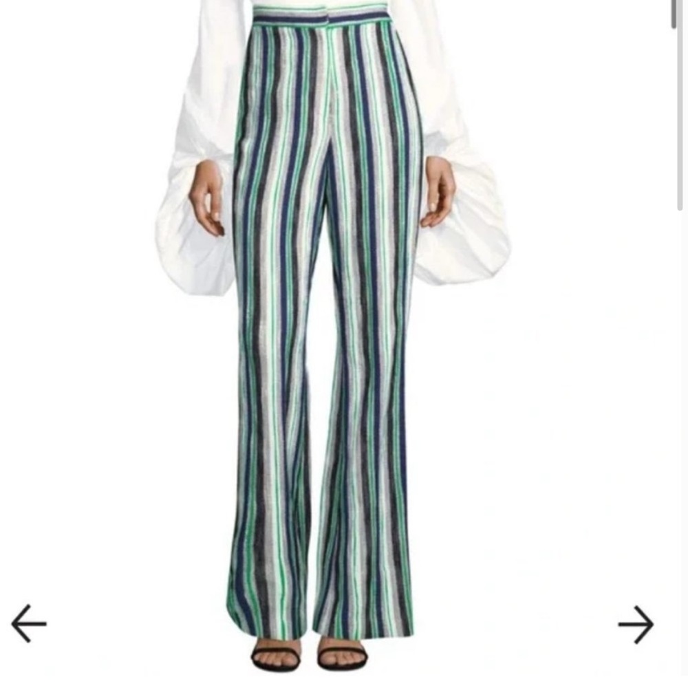 AMUR Nicole Striped High Rise Pant